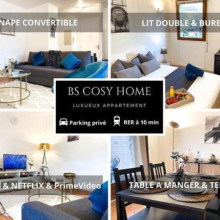 Luxueux Appartement Evry Centre - Parking - Rer A 10 Min Courcouronnes Kültér fotó