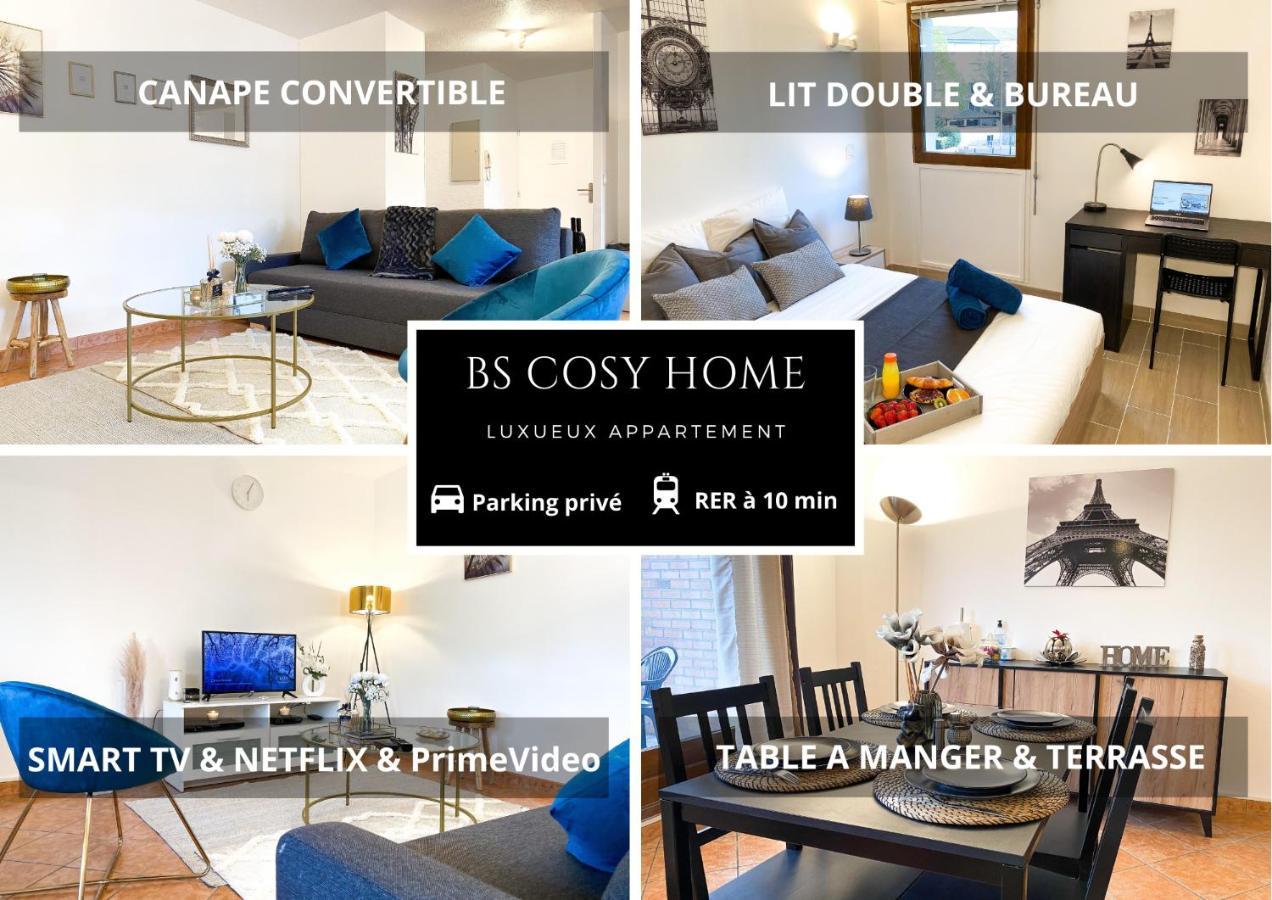 Luxueux Appartement Evry Centre - Parking - Rer A 10 Min Courcouronnes Kültér fotó